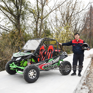 Karts faits maison fabriqués en usine avec cage de sécurité, <span class=keywords><strong>drift</strong></span> <span class=keywords><strong>trike</strong></span>, roues de karting, 200cc, buggy adulte deux places - Product Image 3