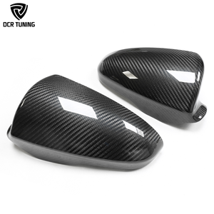 M5 F10 copri specchio in carbonio a secco per BMW F06 F12 F13 M6 in fibra di carbonio reale Shell specchio per sostituire 2010 2017 porta specchio involucro - Product Image 2
