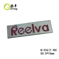 Accessoires de sac sans nickel, étiquettes de Logo pour sacs à main, étiquette de Logo, porte-monnaie en métal personnalisé or OEM, meubles de Style personnalisé, pièces de couleur Zinc