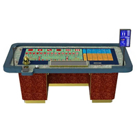 Shaker à dés automatique professionnel YH Casino avec éclairage LED, table de jeu Sic Bo à vendre
