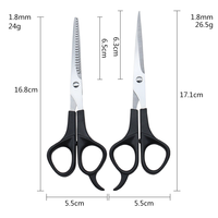 Ciseaux de coupe de cheveux professionnels ensemble Sharp Salon styliste ciseaux amincissants pour la coiffure et les soins de beauté