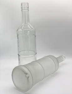 Bouteille en verre à liqueur givrée standard russe 700 ml 1000 ml - Product Image 5