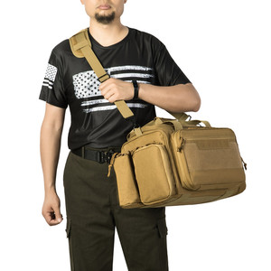 Súng trường hợp Túi chiến thuật khẩu súng lục Duffle Bag với có thể khóa dây kéo 8x Tạp Chí khe cắm cho chụp phạm vi săn bắn thể thao - Product Image 6