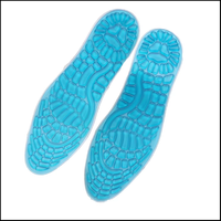 YEBEI Semelles de chaussures Tapis Pied Matériau souple Coussin d'air Gel d'impression 3D Nouveautés Semelles en silicone absorbant les chocs respirants