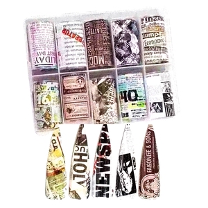 2024 fabbrica di giornale tipo foglio di trasferimento lamina per Nail Art Sticker decorazione - Product Image 1