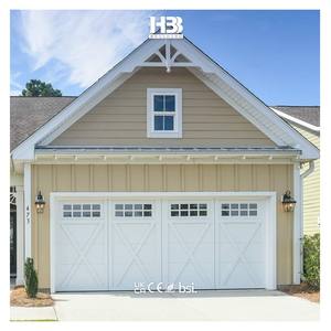 <span class=keywords><strong>Puerta</strong></span> de garaje residencial americana Retro moderna impermeable automático remoto eléctrico aleación de aluminio estilo granero para casa - Product Image 2