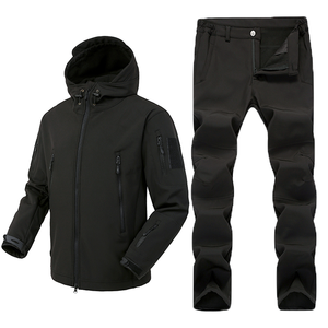 Softshell Uniforme Camping En Plein Air Randonnée <span class=keywords><strong>Veste</strong></span> Tactique <span class=keywords><strong>Imperméable</strong></span> <span class=keywords><strong>et</strong></span> Pantalon Costume <span class=keywords><strong>De</strong></span> <span class=keywords><strong>Chasse</strong></span> - Product Image 1