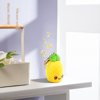Nouvelle arrivée, haut-parleur sans fil en forme de fruit d'ananas, boîte à son portable pour les activités de plein air et cadeau de vacances créatif