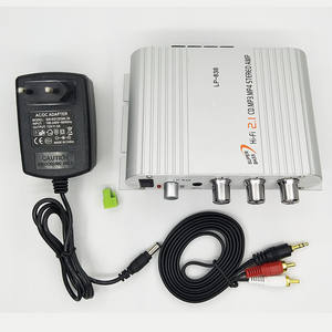 เครื่องขยายเสียงรถยนต์ดิจิตอล <span class=keywords><strong>LP</strong></span>-<span class=keywords><strong>838</strong></span> MINI Hi-Fi 2.1CH พร้อมซับวูฟเฟอร์ดิจิตอล เสียงสเตอริโอเบส พร้อมสายไฟ 12V3A และสายสัญญาณเสียง - Product Image 5