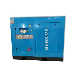 Good Quality Large Discharge Kaishan 132kw 8 Bar 848CFM Power Frequency Screw Air Compressor For Tunnel Boring