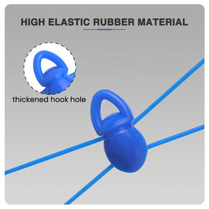 Groothandel 1,5g rubberen haakhouder hengelhakenhangers visuitrusting voor het ophangen van aas - Product Image 3