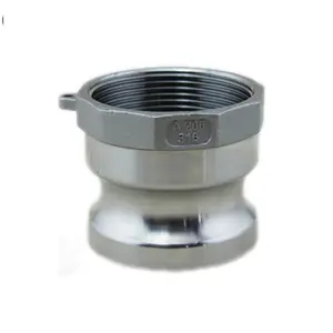 stainless steel camlock pipe fitting camlock couplings type A NPT/BSP thread