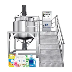 Liquid Glue Gel Syrup Oil Lubricant Gel Homogenizer Mixer Mixing Tank Vessel Tank Electric Heating Machine