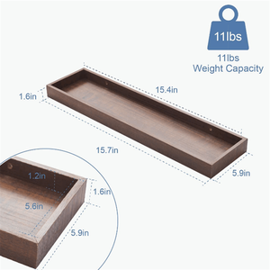 Estante Flotante Decorativo <span class=keywords><strong>de</strong></span> Madera <span class=keywords><strong>de</strong></span> Alta Calidad, Estantes <span class=keywords><strong>de</strong></span> Almacenamiento <span class=keywords><strong>de</strong></span> <span class=keywords><strong>Pared</strong></span> <span class=keywords><strong>de</strong></span> Madera para Dormitorio, Sala <span class=keywords><strong>de</strong></span> Estar, Cocina - Product Image 2