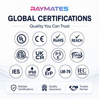 Panel de Luz LED CCT Raymates 140LM/W, DC24V, Regulable, Retroiluminación Flexible para Debajo del Gabinete, 5 Años de Garantía, Certificaciones UL, CE, RoHS, TUV