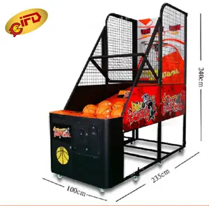 IFD caliente reformado plegable de segunda mano 2 jugadores Street Basketball Arcade innovador juego de cesta baloncesto Arcade Machine