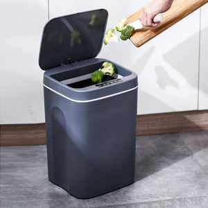 Smart Trash Can Used In Kitchen, Bathroom And Bedroom Sensor Self Seal Auto Bag Change Large 16L custom Smart Waste Bin Factory