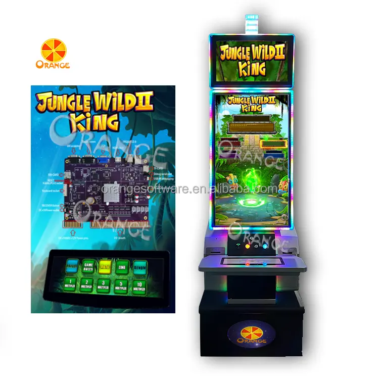 Fornitore di sviluppo originale Vertical Jungle Wild King II skill Game board/cabinet/Machine Jungle Wild King 2 WMS aristocratico