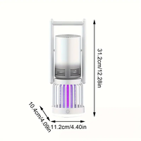 Lampe de camping LED rechargeable étanche en ABS avec ventilateur anti-moustiques et lampe torche intégrée pour l'extérieur – Nouveauté en gros