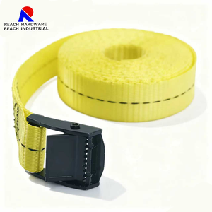 Correa de Amarre con Hebilla de Leva de Nailon de 1 Pulgada, Ajustable, Resistente, con Trinquete para Carga, Kayak, Bicicletas - Product Image 5