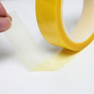 2-hitze beständiges tiefgelbes Kaptons PET-Polyester film Silikon klebstoff Sublimation Epoxidharz Pulver beschichtung Masking Tape - Product Image 3