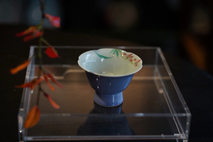 <span class=keywords><strong>Set</strong></span> da Tè in Porcellana Ottagonale 'Whispering Blossom' - Blu Cielo Dipinto a Mano, Tradizionale Cinese, Resistente al Calore ed Ecologico - Product Image 2