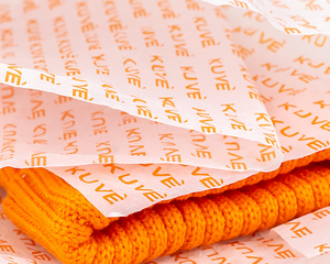 Papier de soie d'emballage pour cadeaux / vêtements / bouquets, logo personnalisé, couleur noire, 17 g, boîte d'emballage pour cadeaux, papier de soie d'emballage - Product Image 4