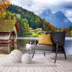 <span class=keywords><strong>Papier</strong></span> <span class=keywords><strong>peint</strong></span> personnalisé <span class=keywords><strong>Art</strong></span> Déco : Paysage de rizières en terrasses, nature morte, vallée montagneuse verte, paysage rural pour salon - Product Image 3