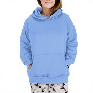 Sweat-shirts et pulls à capuche oversize décontractés pour femmes, en molleton doux et chaud, design personnalisé, vente en gros OEM - Product Image 5