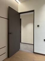 Porte battante manuelle en cristal de carbone, étanche, anti-humidité, design postmoderne, isolation acoustique, pour chambre, salon, hôtel