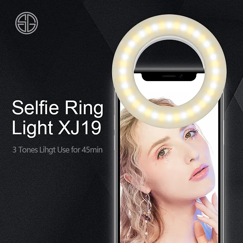 2021 USB Charge Phone Supplementary Selfie Enhancing Fill Phones Flash Photo Clip light LED Selfie Ring Light