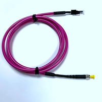 Cordon de raccordement fibre optique Avago KINZ-Avago-P18 certifié ISO9001, ignifuge PUR violet, 1.0*2.2*6mm, longueur personnalisable