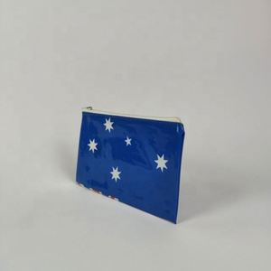 Luxury Cosmetic <b>Bag</b> Pvc for Party Cosmetic <b>Bag</b> Recycled <b>Small</b> Own Design Blue Custom Cosmetic <b>Travel</b> <b>Bag</b> - Product Image 5