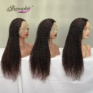 Natural Healthy Cuticle Aligend Hair Full Frontal Wig,Burmese Raw Hair Wig Lace Frontal With Baby Hair