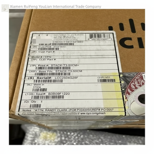 สายเคเบิลซ้อน Stack-t3-50cm Stackwise-480 ขนาด 50 ซม. สำหรับซีรีส์ 9300 กล่องเปิด สินค้าใหม่แท้ พร้อมส่ง ระบบอัตโนมัติทางอุตสาหกรรม - Product Image 1