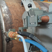 Machine de soudage orbitale automatique Hualong G168 pour tuyaux en acier au carbone 380V 500A MIG MAG FCAW pour sites de pipelines de grand diamètre