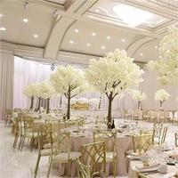 Arbre artificiel de cerisier en fleurs, petit, écologique, durable, en PE et tissu, pour intérieur/extérieur, vente en gros, centre de table, couleur et taille personnalisables