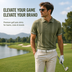 Camisa Polo de Golf Jacquard Personalizada para Hombre, Ropa Corporativa de Marca Privada con Absorción de Humedad, Fabricante OEM - Product Image 2
