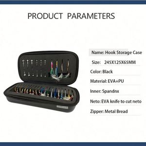 Estuche de Pesca Portátil de Alta Calidad, Estuche para Anzuelos, Estuche de Almacenamiento de Anzuelos de EVA Personalizado - Product Image 4