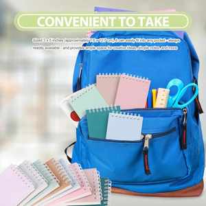 16 Colorful 3x5 Spiral Notepads Lined Pages Mini <b>Memo</b> <b>Pads</b> for School Office Organization Productivity - Product Image 5