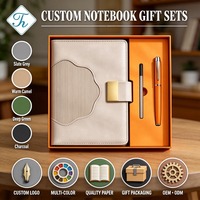 Set Buku Catatan PU Ungu Tua A5 dengan Bingkai Emas, Pulpen Tanda Tangan Champagne, dan Kotak Magnetik untuk Hadiah Eksekutif