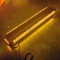Auto-Beleuchtung 54LED Gelbe Automotive Notfall-Warnleuchte Blinkende Lichtleiste Stroboskop-Verkehrsleuchte Neuzustand mit Magnetbefestigung