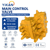 Vanne de commande principale PC650-8 pour excavatrice Komatsu PC650, compatible avec PC700-8 PC750-8 709-99-15300