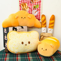 Coussin en peluche en forme de pain baguette, long et confortable, pour la chambre à coucher, décoration, cadeau unisexe