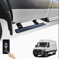 Marchepieds électriques et marchepieds latéraux en alliage d'aluminium pour Mercedes-Benz Sprinter 18-25, installation sans perçage