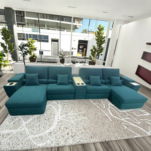 كرسي مسرح منزلي عصري منحني من الجلد الأول كرسي كرسي متعدد الوظائف كهربائي لغرفة المعيشة - Product Image 2