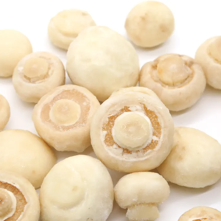 High Quality Frozen white mushroom Champignons whole IQF Mushrooms ORIGIN China