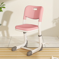 Chaise d'étude ergonomique et sécurisée pour enfants, réglable en hauteur, prix d'usine en gros, faible MOQ, pour bureau d'écolier et usage domestique