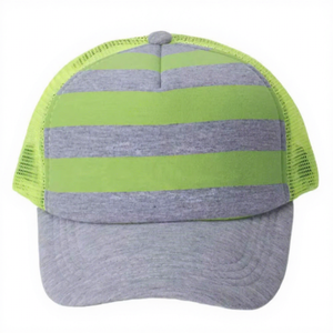 Casquette Trucker Néon Blanche Unie Tendance 5 Panneaux Été Réglable Dos en Maille Légère Snapback Personnalisable Homme Femme Respirante - Product Image 1