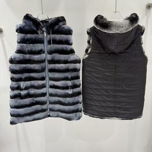 प्रतिवर्ती बीवर खरगोश बनियान कपास डबल-लेटी, काले रंग की कमर वाली महिलाओं को 2026 - Product Image 4